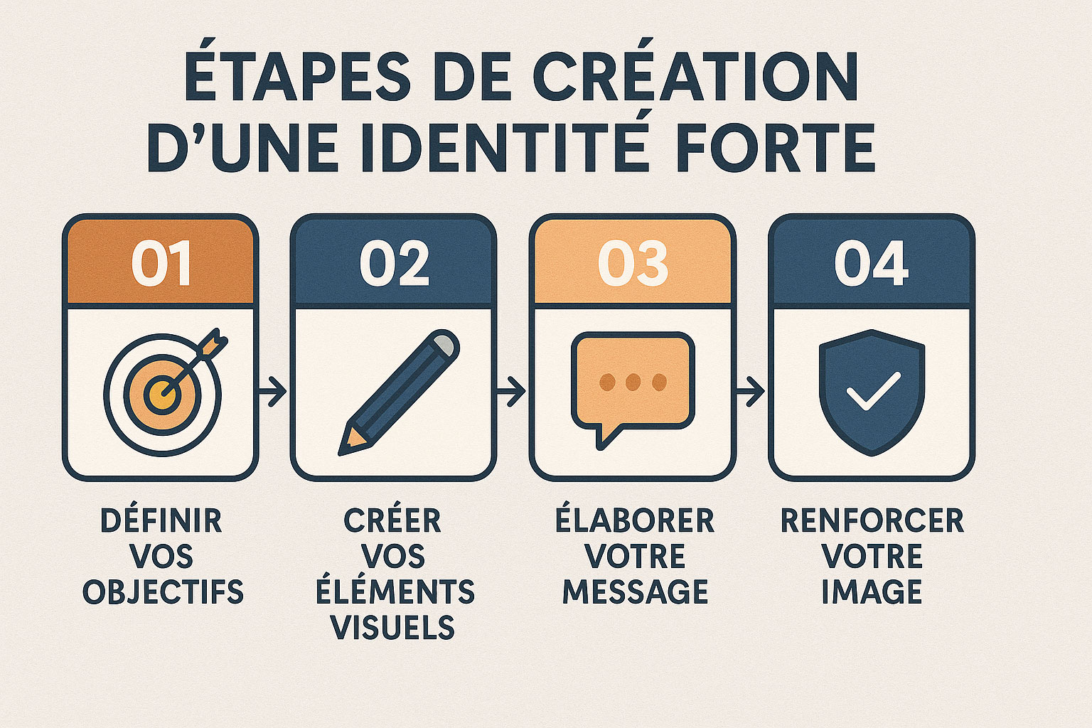 Etapes cr&eacute;ation identit&eacute; de marque
