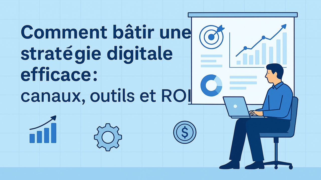 Comment bâtir une stratégie digitale efficace : canaux, outils et ROI
